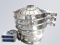 Ultrasonic circular vibrating sieve