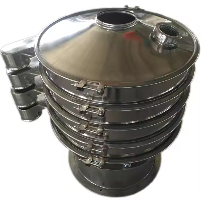 Tea sieving machine 