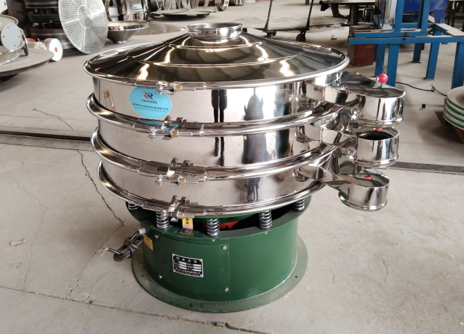 Machine For Sieving Flour With 