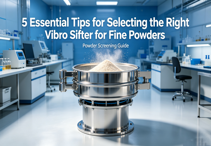 5 Essential Tips for Selecting the Right Vibro Sifter for Fine Powders