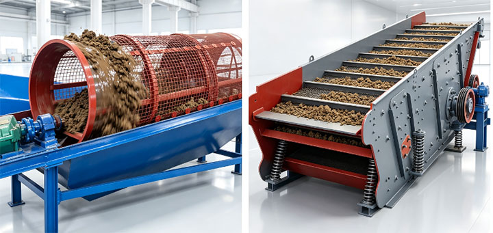 Trommel or Shaker Screen for Topsoil — Which One Fits Your Feedstock