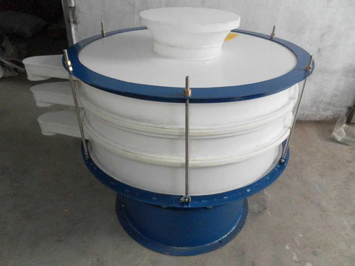How much is the plastic rotary vibrating screen for corrosive materials?