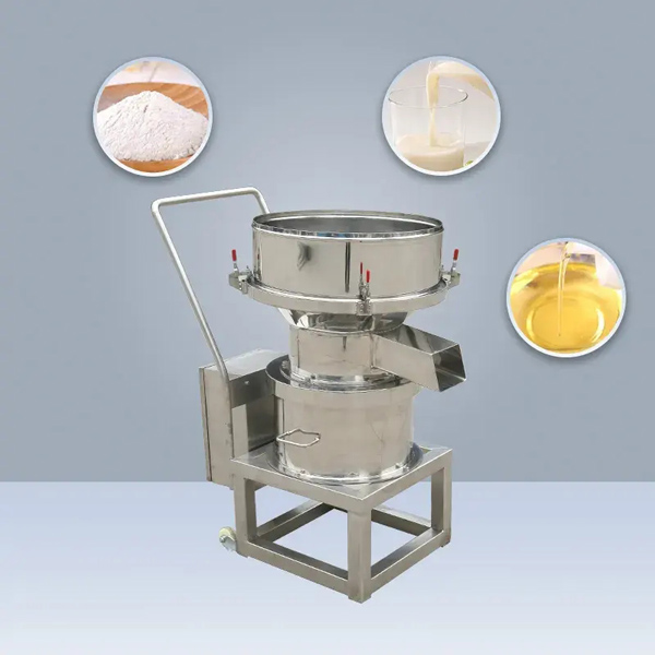 Soy milk filter stainless steel rotary vibrating screen