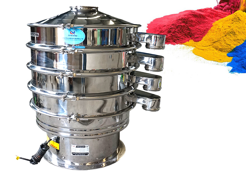 Paint raw materials sieve with vibro shaker