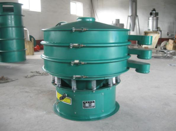 Vibrating screen for organic fertilizer screening