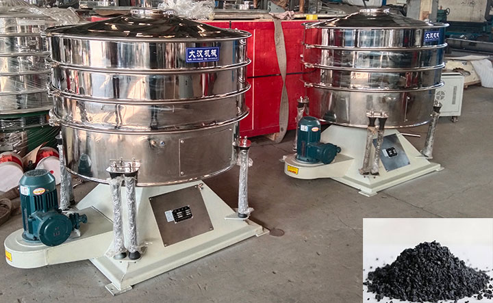 Swing Vibrating Screen Screening Petroleum Coke Powder
