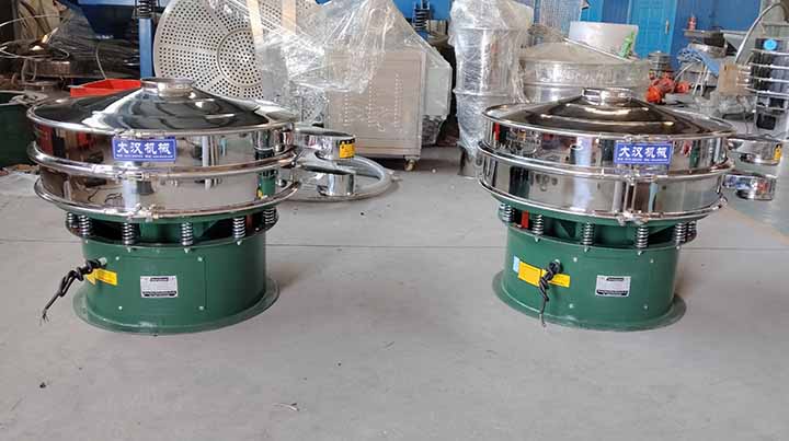 Anti-Clogging Mesh System of Stainless Steel Dehydrated Vegetable Sifter with Ultrasonic Transducer