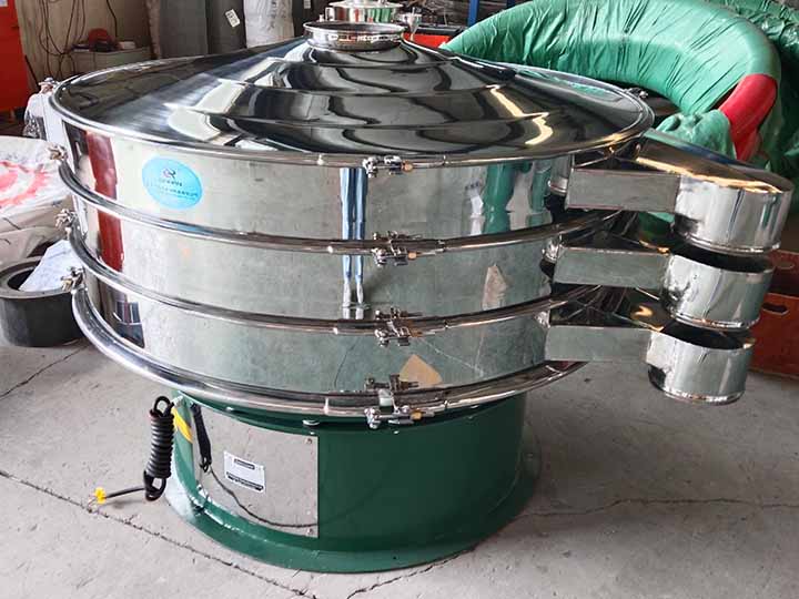 Industrial Pet Food Vibrating Screen for Kibble Dedusting and Debris Separation