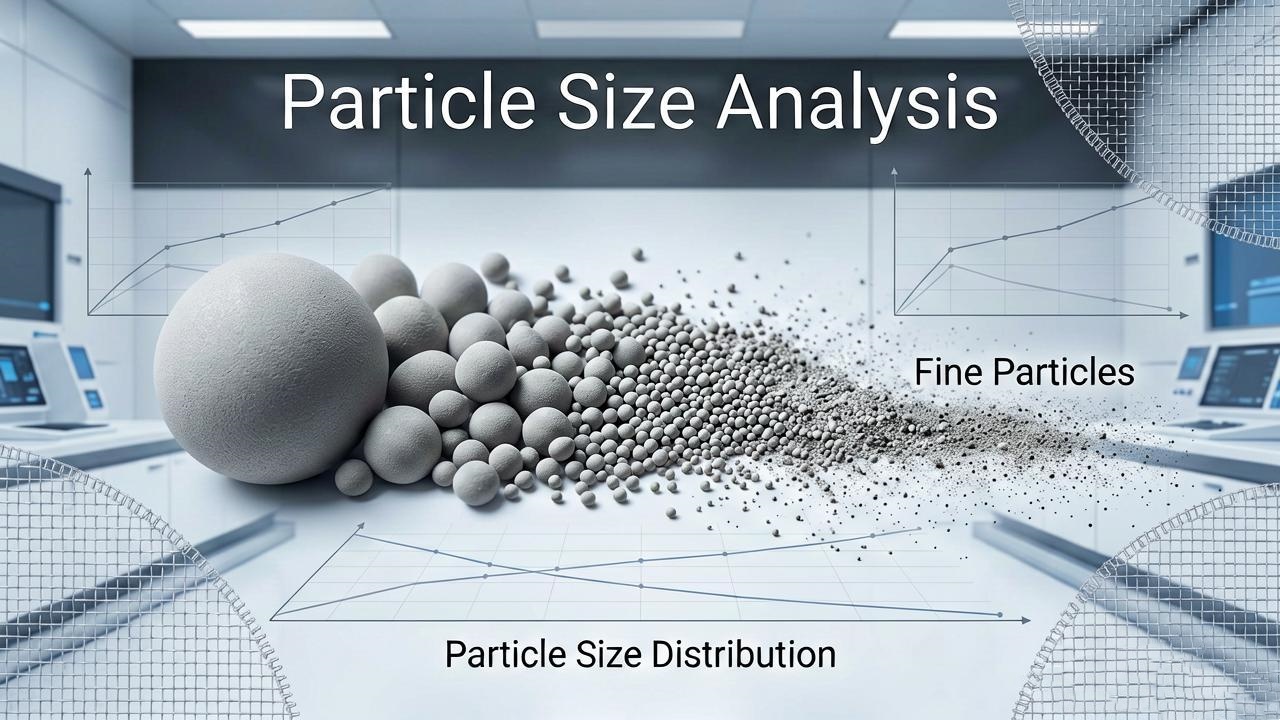 Analytical Sieve particle size analysis of fine powders