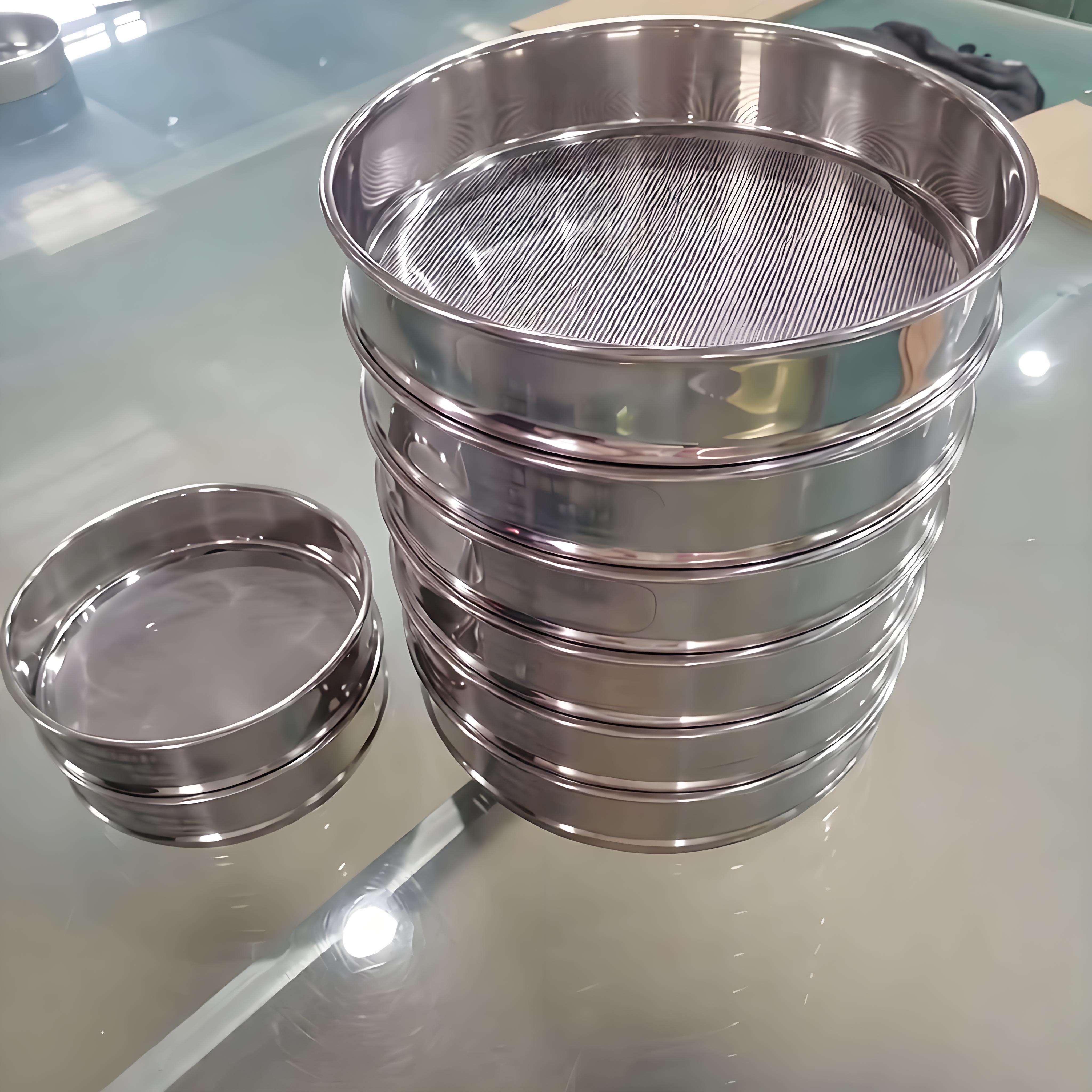 Precision wire mesh aperture measurement for analytical sieving