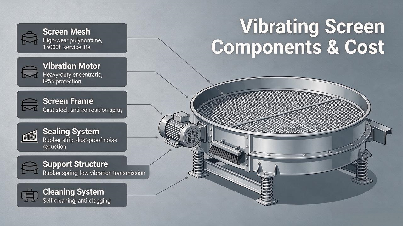 industrial vibro sifter quality factors and components