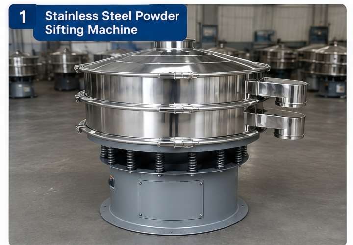 Stainless steel powder sifting machine for powder screening